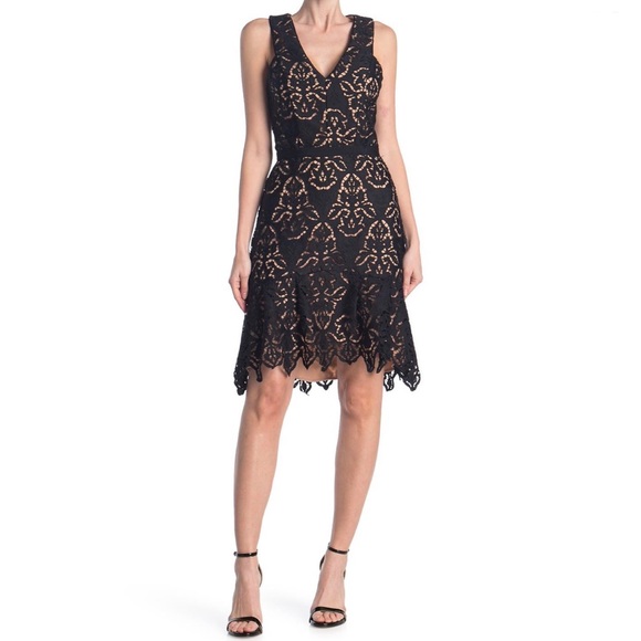 Adelyn Rae Damion Black Lace Dress - Picture 7 of 8